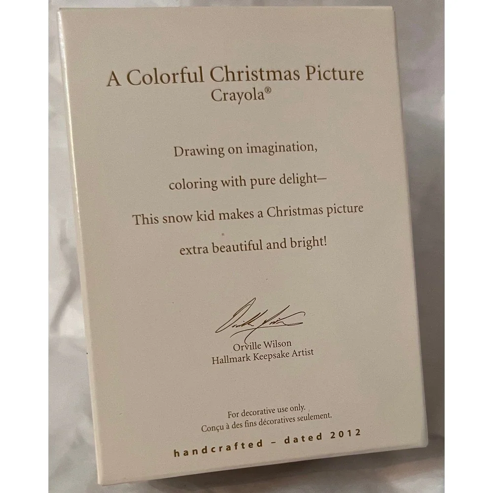 Hallmark Keepsake 2012 Crayola 
